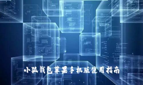 小狐錢包蘋果手機(jī)版使用指南