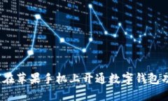 如何在蘋(píng)果手機(jī)上開(kāi)通數(shù)