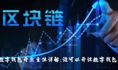數(shù)字錢包開立主體詳解：