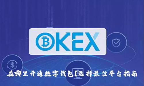 在哪里開通數(shù)字錢包？選擇最佳平臺指南